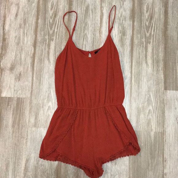 Rust Color Romper - Picture 1 of 5